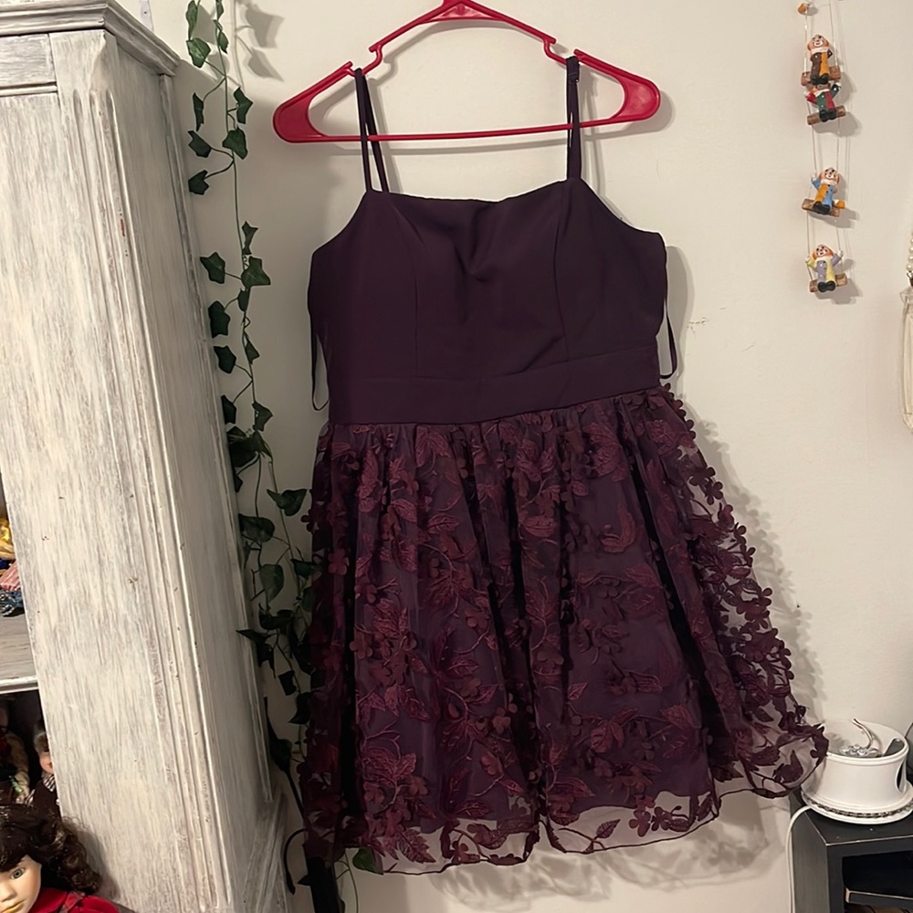 Purple trixxi dress.